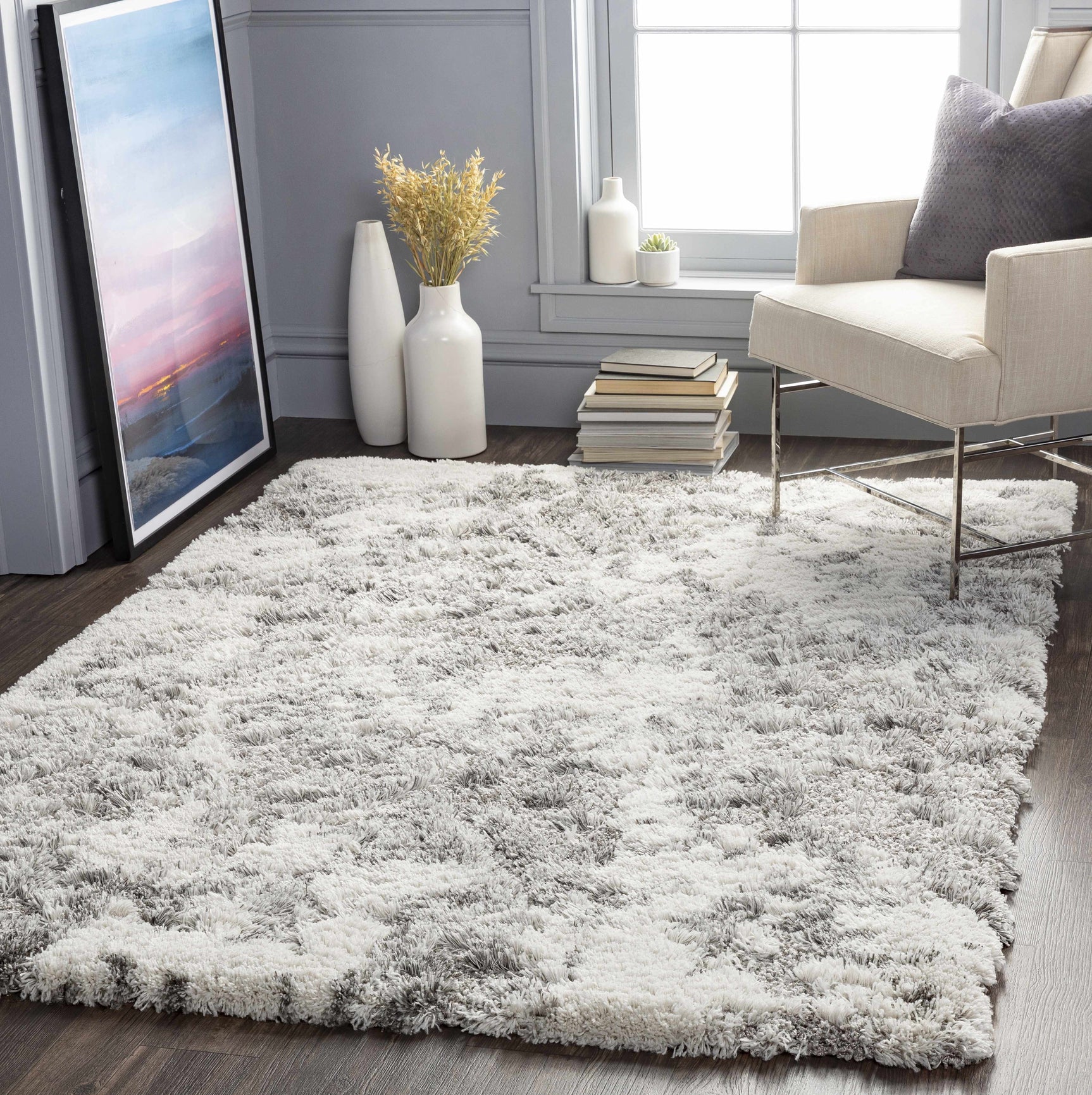 Livabliss Alta Shag Machine Woven Surya ASG-2304 Area Rug - Ornate Home