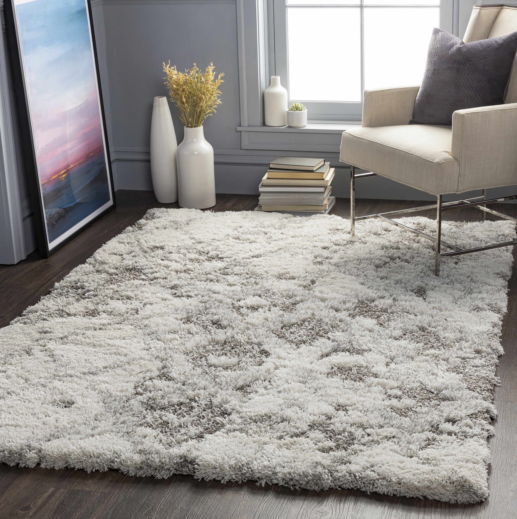 Livabliss Alta Shag Machine Woven Surya ASG-2305 Area Rug - Ornate Home