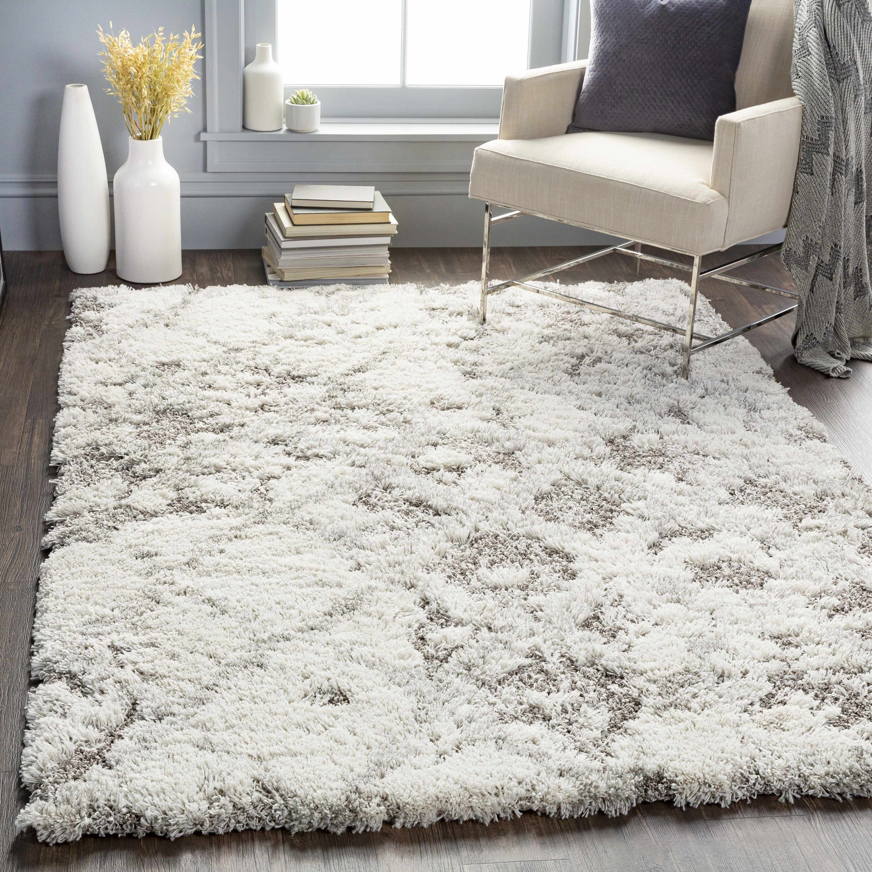 Livabliss Alta Shag Machine Woven Surya ASG-2305 Area Rug - Ornate Home