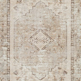 Livdon Brown/Beige/Gray Washable Large Rug - Ornate Home