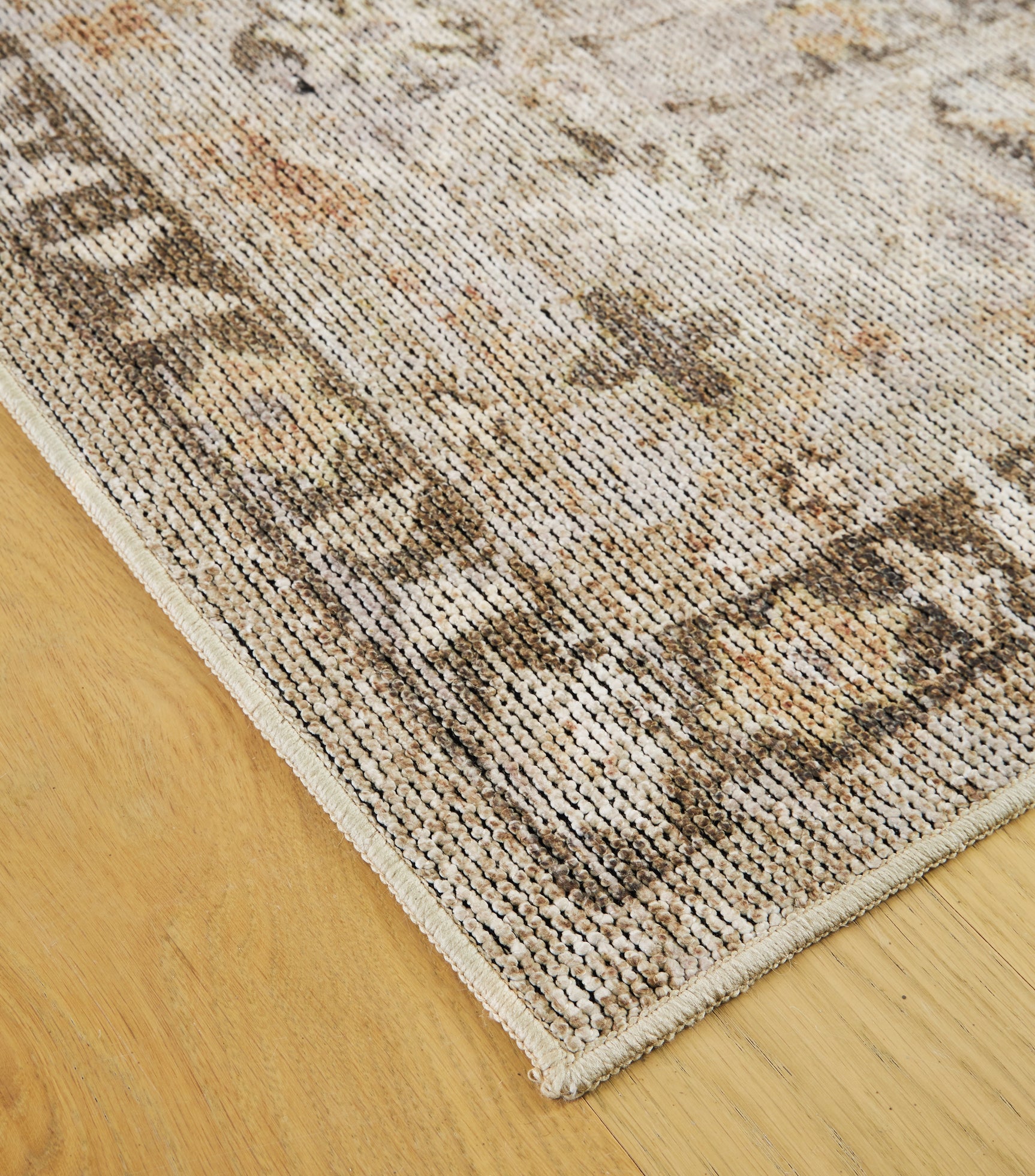 Livdon Brown/Beige/Gray Washable Medium Rug - Ornate Home
