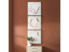 Liveliness Blue/Orange Wall Art - Ornate Home