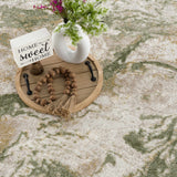Lively Marble Green Area Rug - Ornate Home