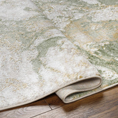 Lively Marble Green Area Rug - Ornate Home