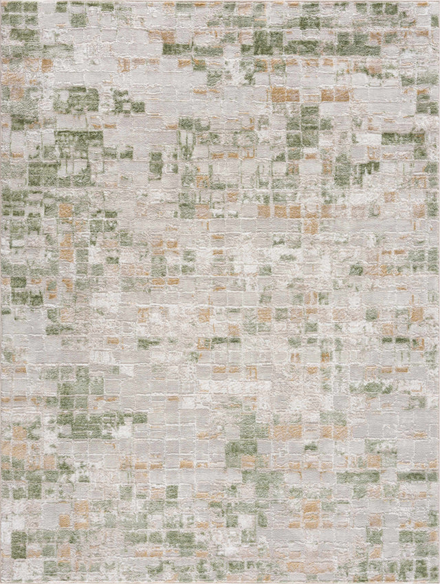 Liveri Green Mosaic Rug - Ornate Home