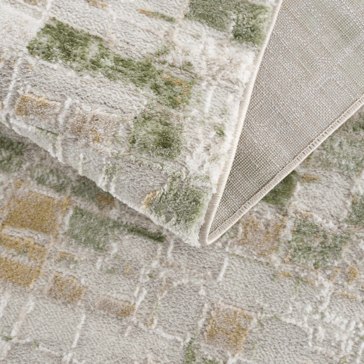 Liveri Green Mosaic Rug - Ornate Home