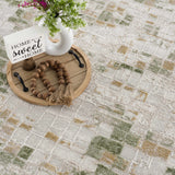 Liveri Green Mosaic Rug - Ornate Home