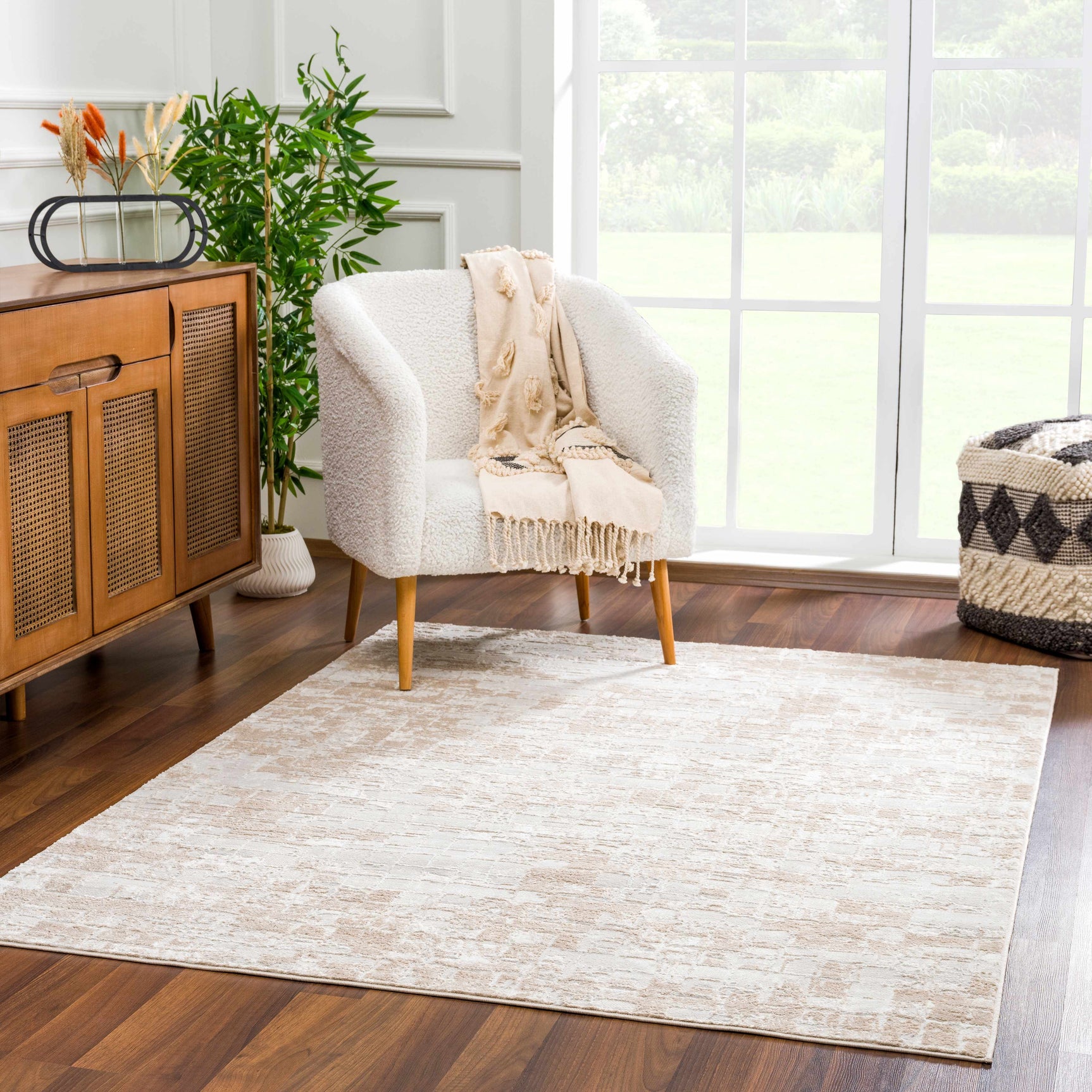 Liveri Pink Mosaic Rug - Promo - Ornate Home