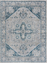 Liverpool Blue Area Rug - Clearance - Ornate Home