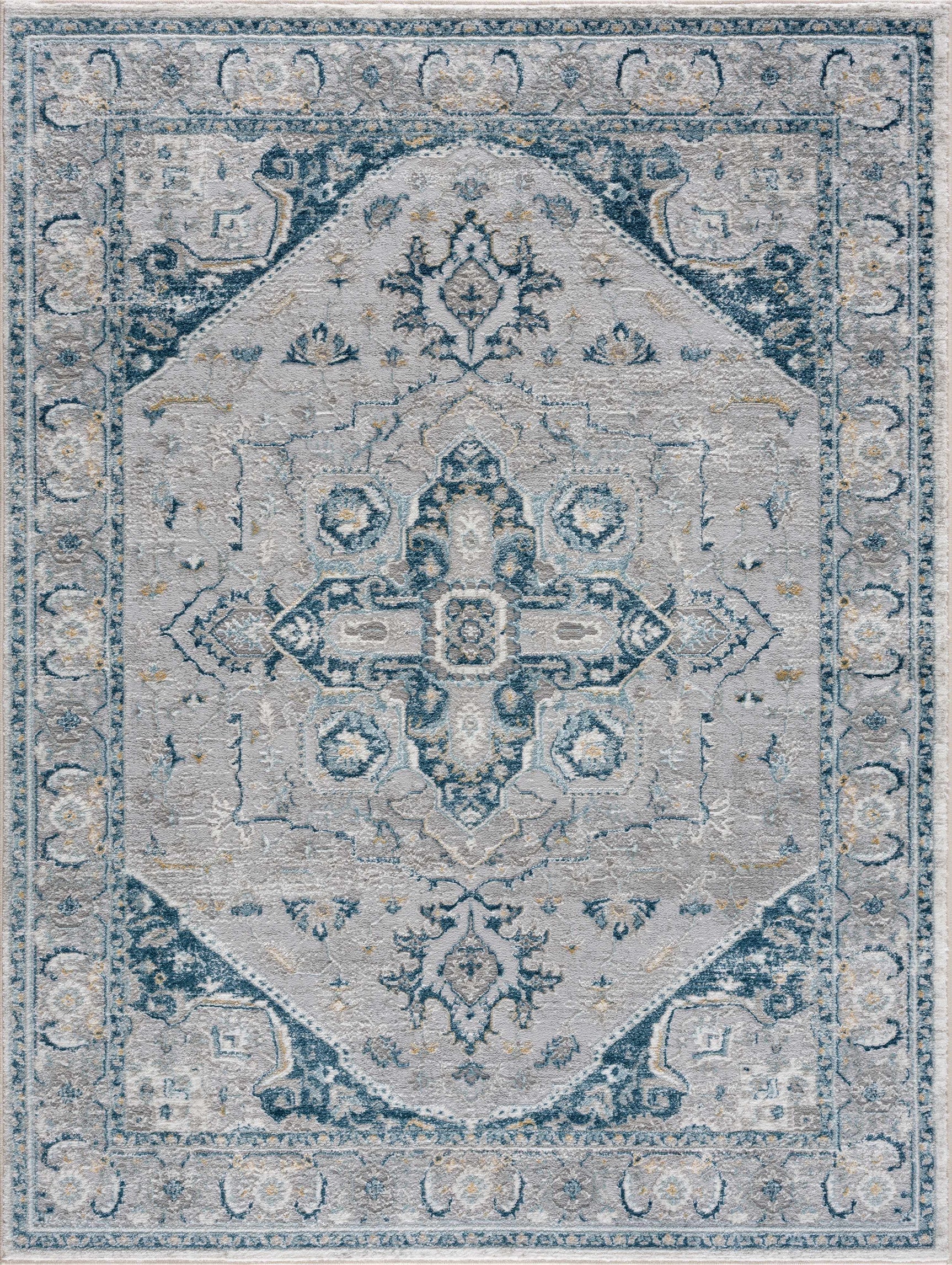 Liverpool Blue Area Rug - Clearance - Ornate Home