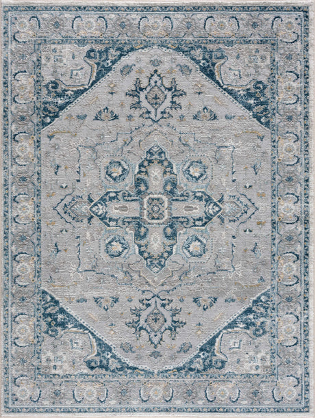 Liverpool Blue Area Rug - Clearance - Ornate Home