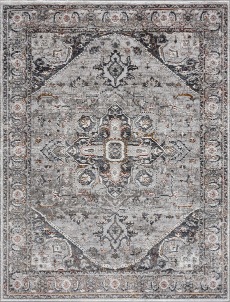 Liverpool Dark Gray Area Rug - Clearance - Ornate Home