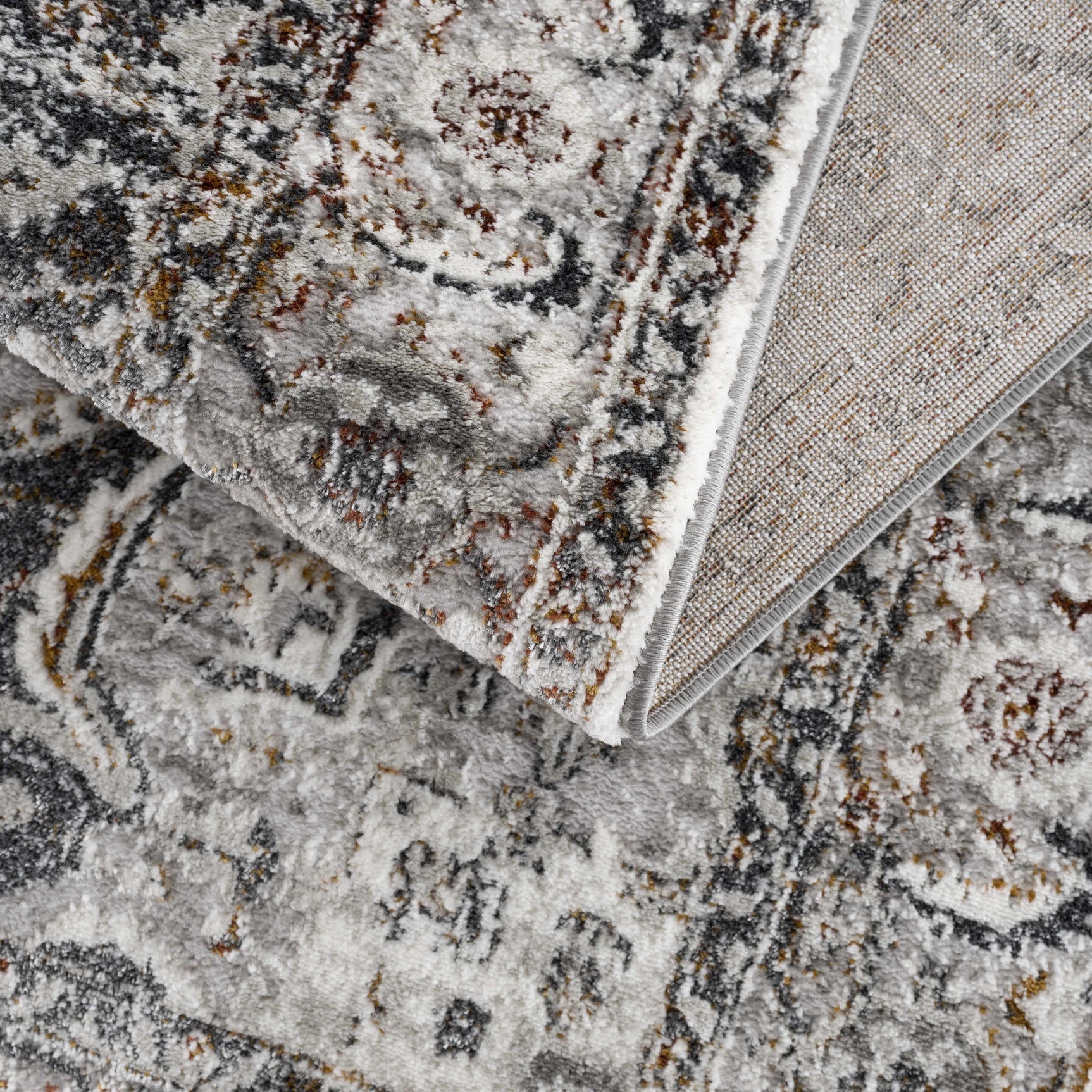 Liverpool Dark Gray Area Rug - Clearance - Ornate Home