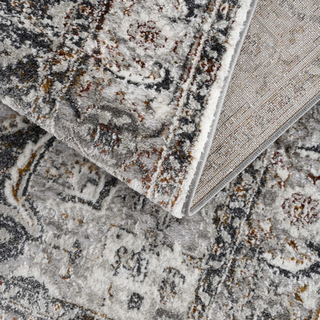 Liverpool Dark Gray Area Rug - Clearance - Ornate Home