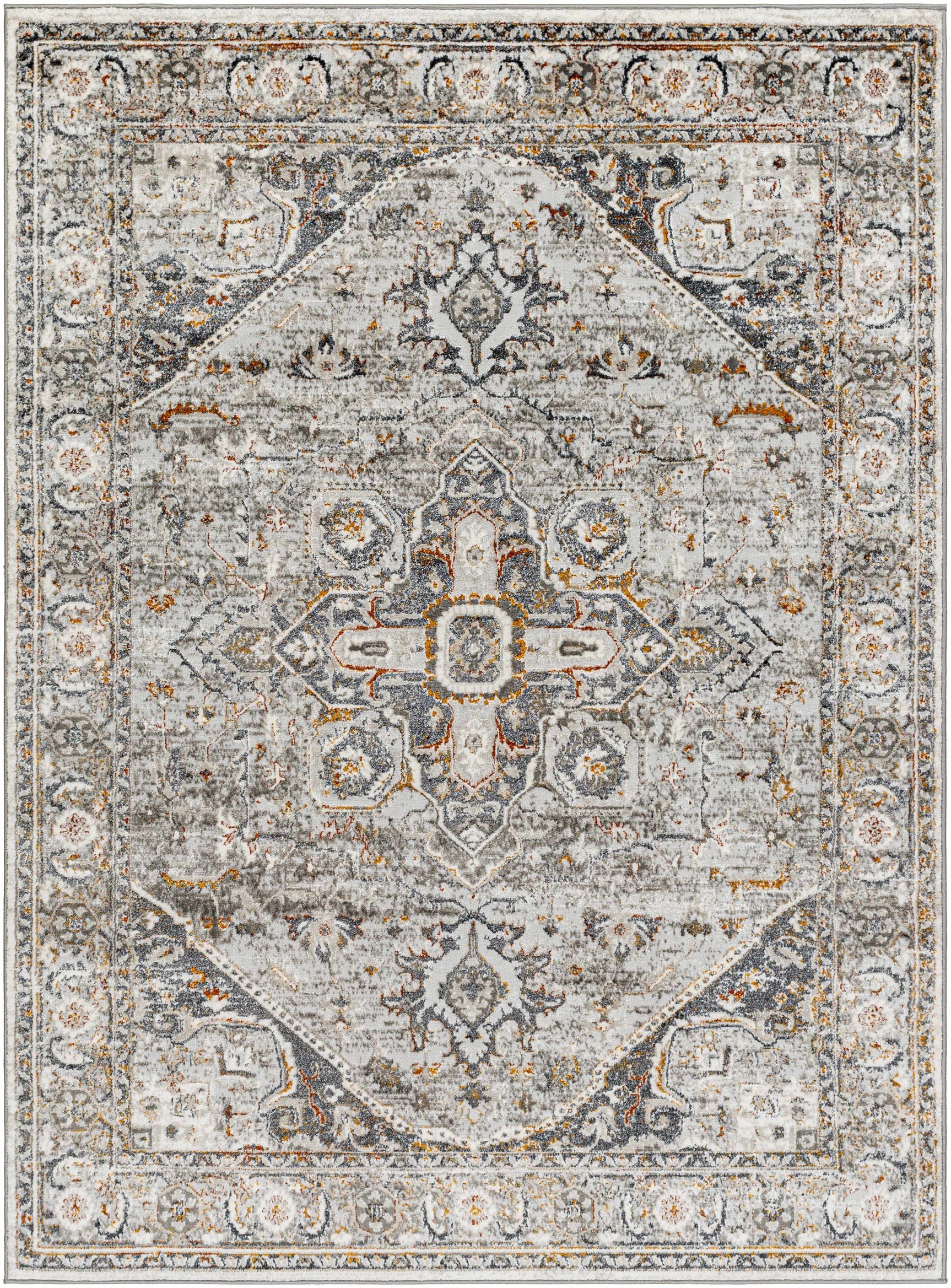 Liverpool Dark Gray Area Rug - Clearance - Ornate Home
