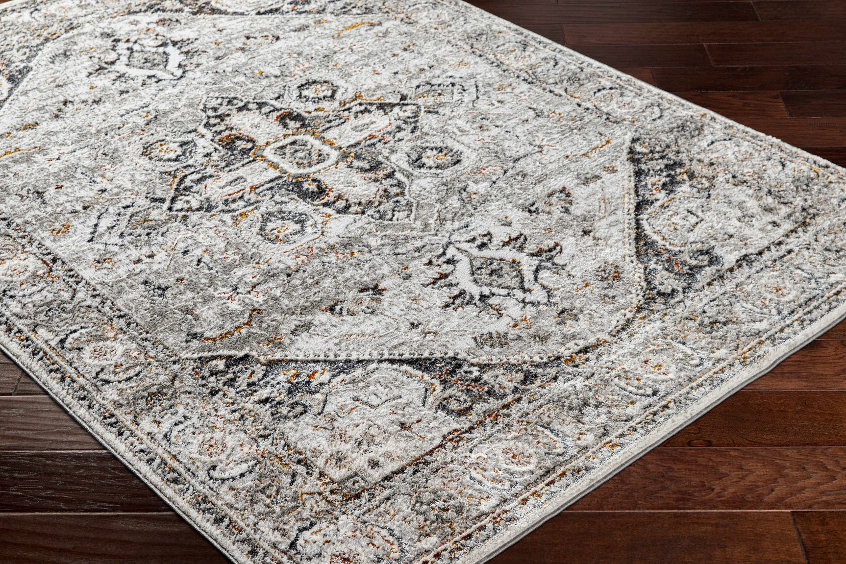 Liverpool Dark Gray Area Rug - Clearance - Ornate Home