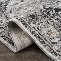Liverpool Dark Gray Area Rug - Clearance - Ornate Home