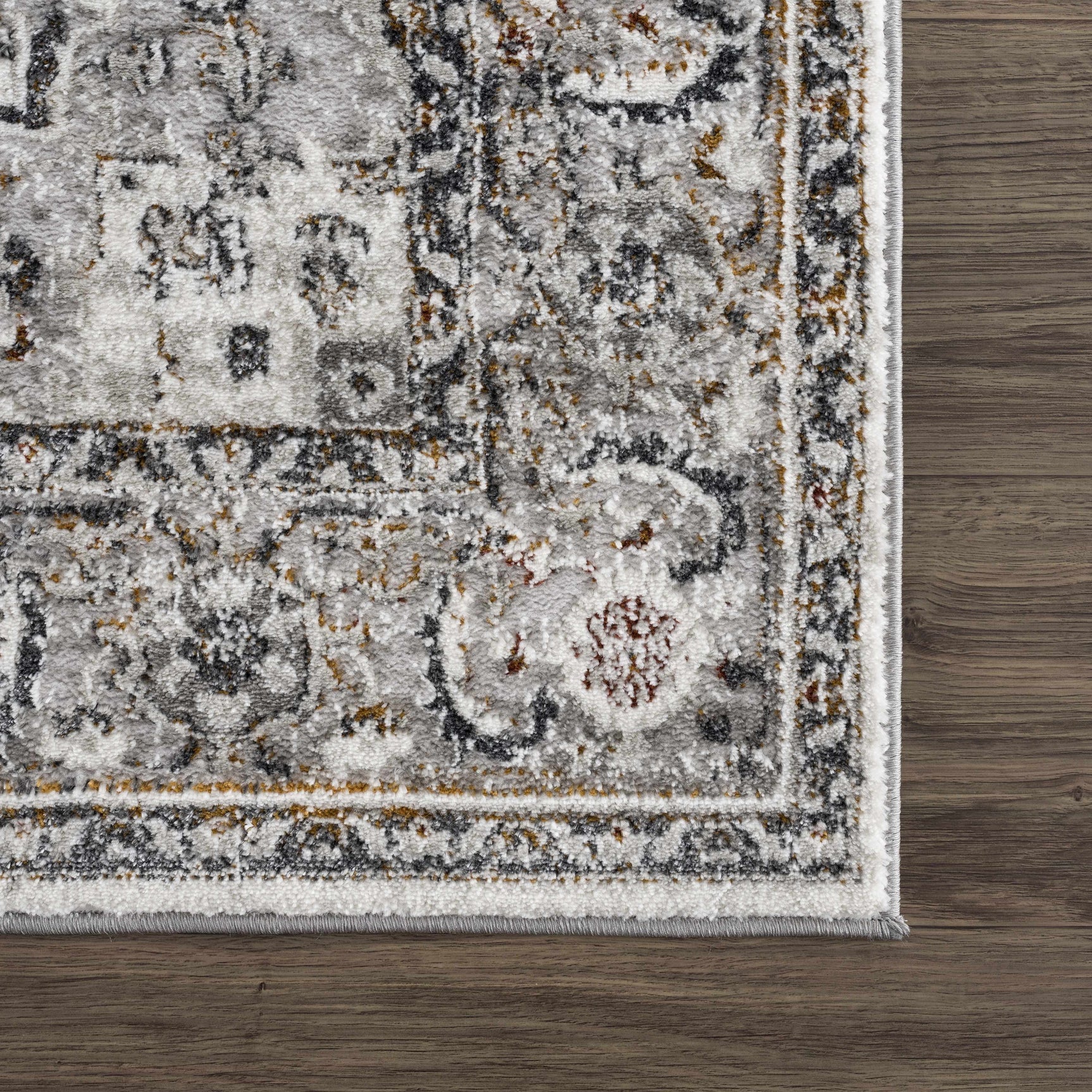Liverpool Dark Gray Area Rug - Clearance - Ornate Home