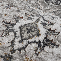Liverpool Dark Gray Area Rug - Clearance - Ornate Home