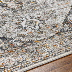 Liverpool Dark Gray Area Rug - Clearance - Ornate Home