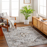 Liverpool Dark Gray Area Rug - Clearance - Ornate Home