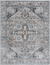 Liverpool Gray & Blue Area Rug - Clearance - Ornate Home