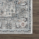 Liverpool Gray & Blue Area Rug - Clearance - Ornate Home