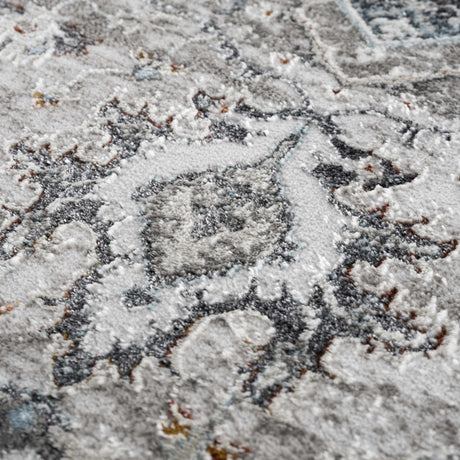 Liverpool Gray & Blue Area Rug - Clearance - Ornate Home