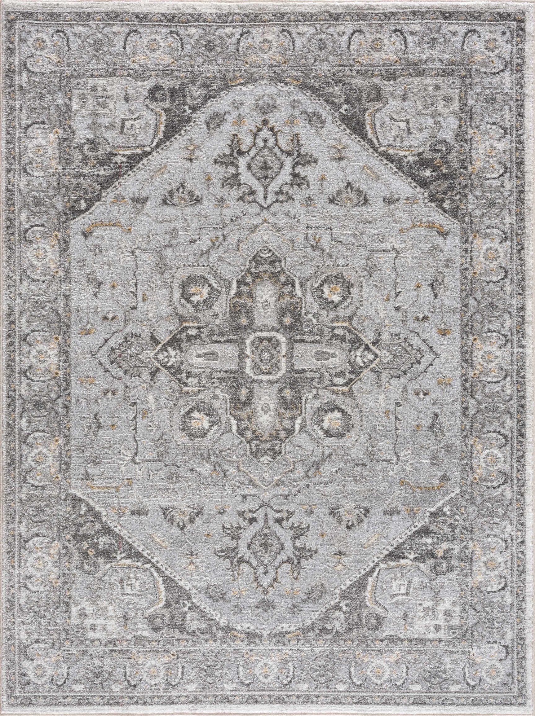 Liverpool Light Gray Area Rug - Clearance - Ornate Home