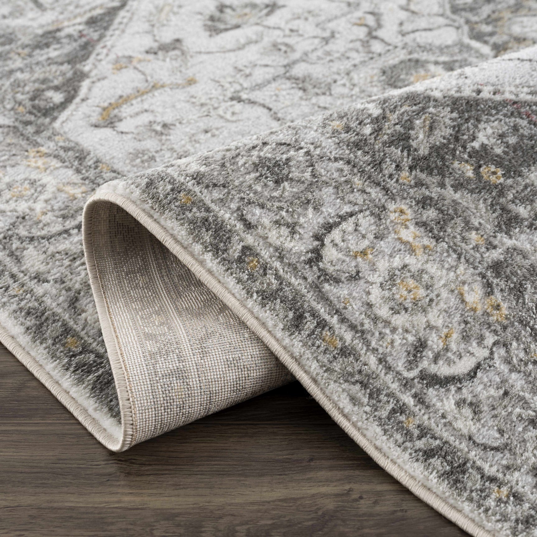 Liverpool Light Gray Area Rug - Clearance - Ornate Home