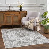 Liverpool Light Gray Area Rug - Clearance - Ornate Home