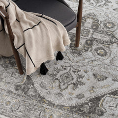 Liverpool Light Gray Area Rug - Clearance - Ornate Home