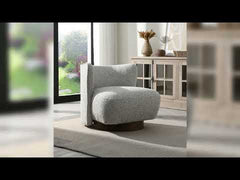 Livia Brown/Gray Accent Chair - Ornate Home