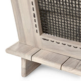 Livia Teak Taupe 3Pc Outdoor Sectional Sofa - Ornate Home