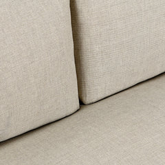 Livia Teak Taupe Outdoor Sofa - Ornate Home