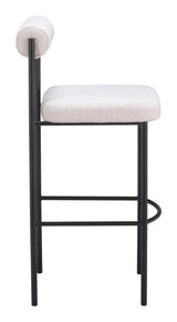 Livorno Ivory Barstool (Set of 2) - Ornate Home