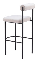 Livorno Ivory Barstool (Set of 2) - Ornate Home