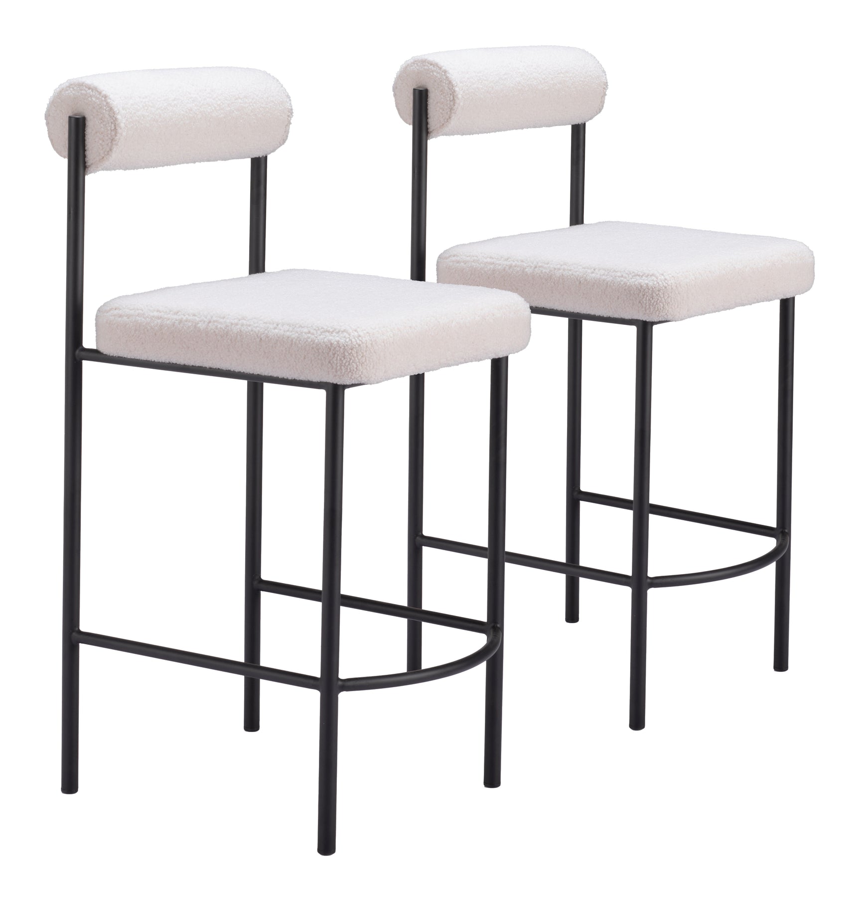 Livorno Ivory Counter Stool (Set of 2) - Ornate Home