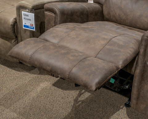 Lixtowel Walnut Rocker Recliner (Online Special Price) - Ornate Home