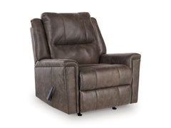 Lixtowel Walnut Rocker Recliner - Ornate Home