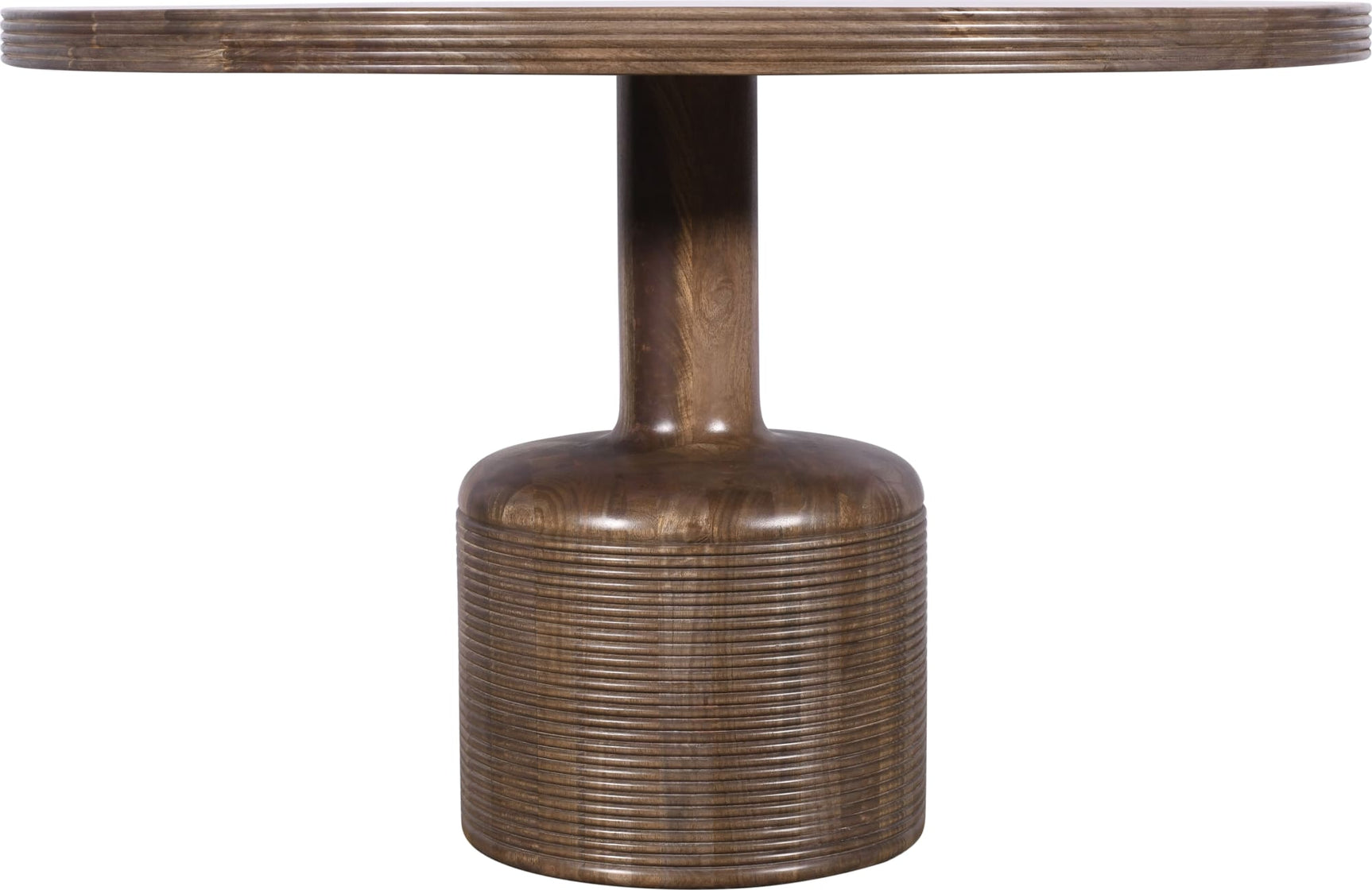 Liyana Natural Tan Solid Wood Round Dining Table - Ornate Home