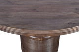 Liyana Natural Tan Solid Wood Round Dining Table - Ornate Home