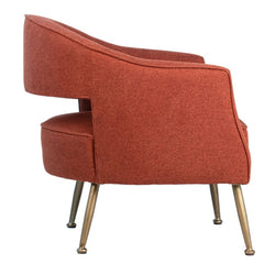 Liza Brick Red Occasional Chair - Ornate Home