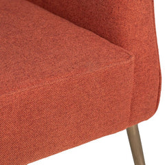 Liza Brick Red Occasional Chair - Ornate Home