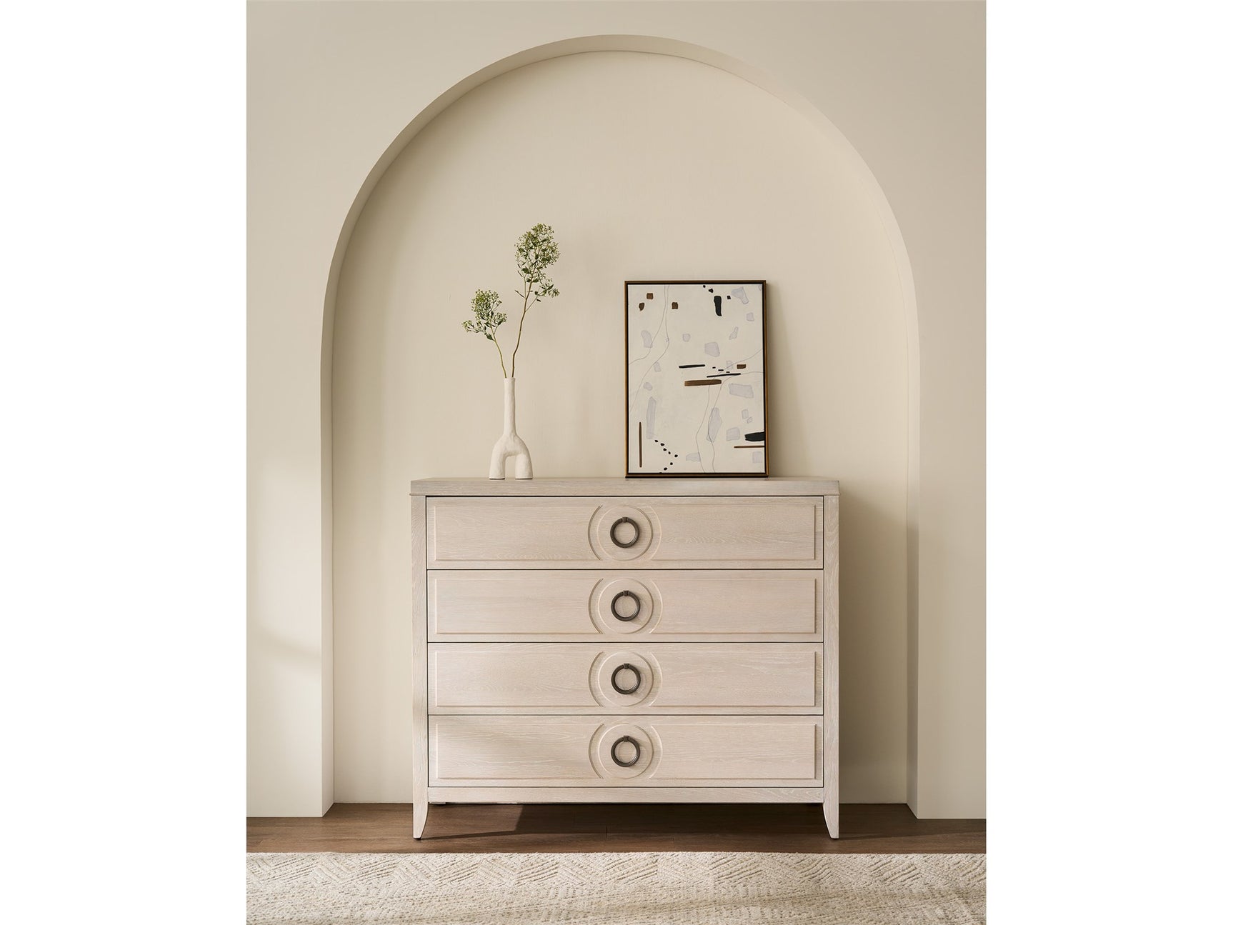 Lizmore White Oak Chest - Ornate Home
