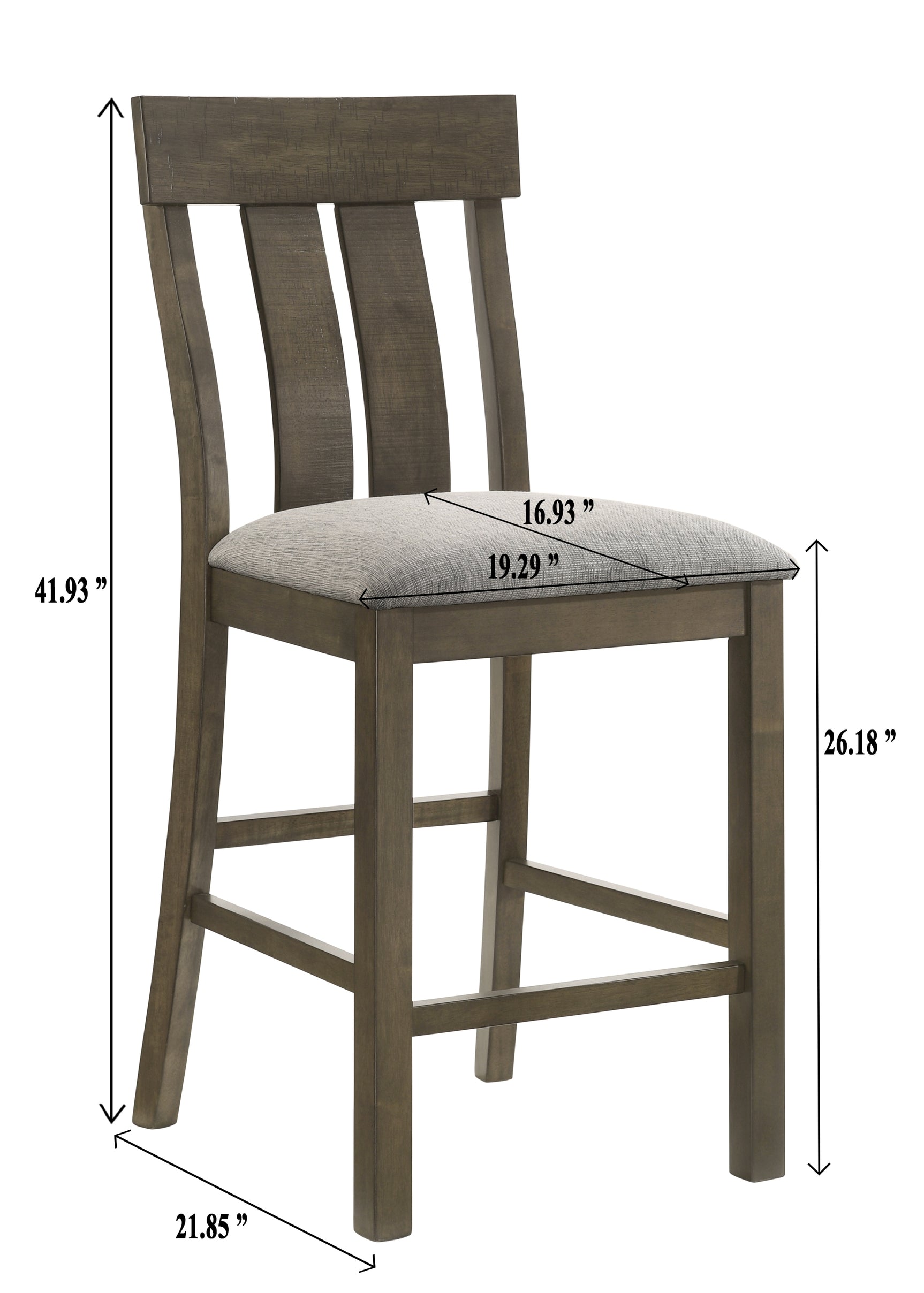 Lloyd Brown/Gray Counter Height Dining Set - Ornate Home