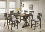 Lloyd Brown Rectangular Counter Height Dining Table - Ornate Home