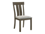 Lloyd Brown/Gray Side Chair (Set of 2) - Ornate Home