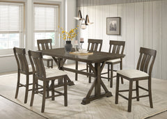 Lloyd Brown/Oat Counter Height Chair (Set of 2) - Ornate Home