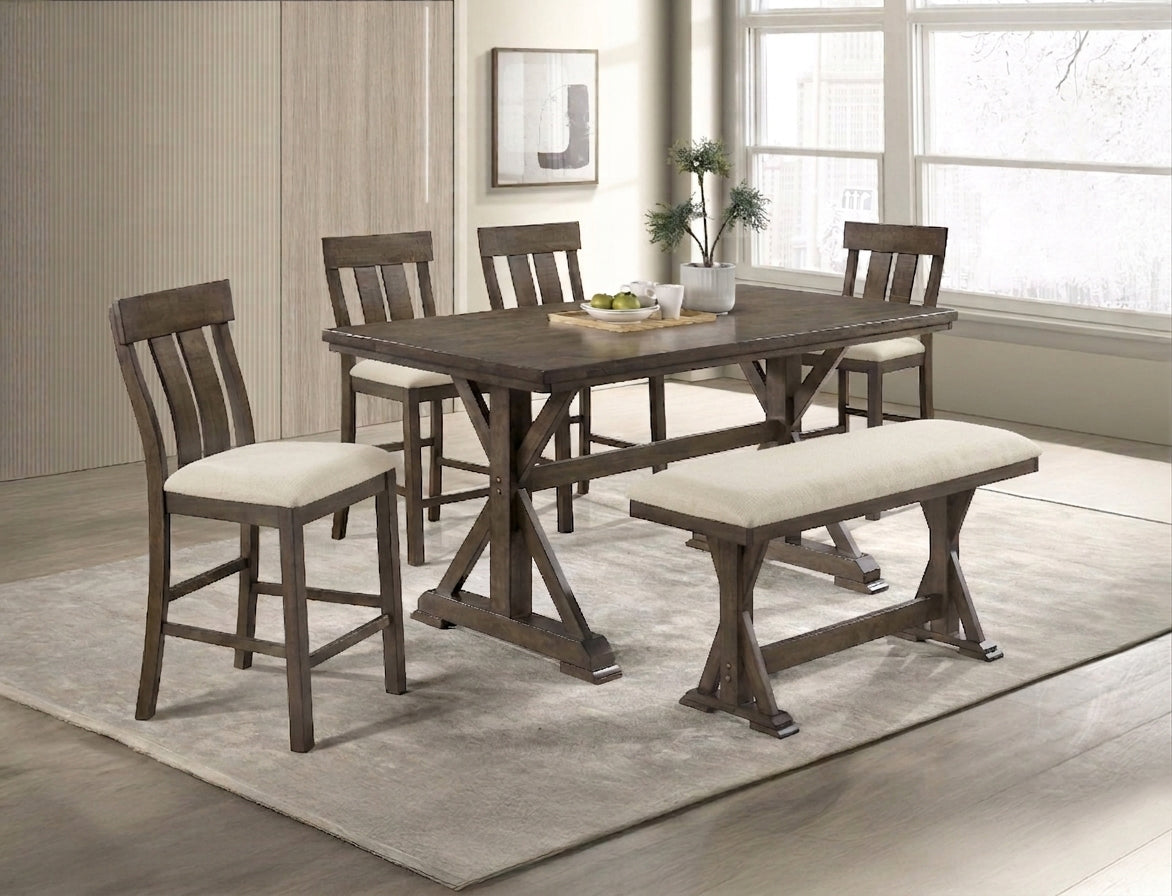 Glenwick Brown Rectangular Dining Table - Ornate Home